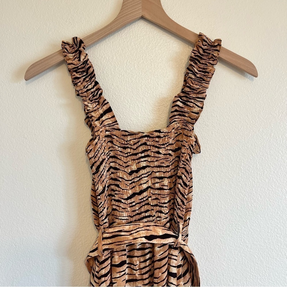 Faithfull The Brand Saint Tropez Midi Dress Animal 2 - Picture 11 of 14
